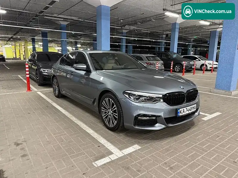 BMW 5 Series 2018, фото з оголошення 1 з 20, VIN WBAJE7C56JWD52858