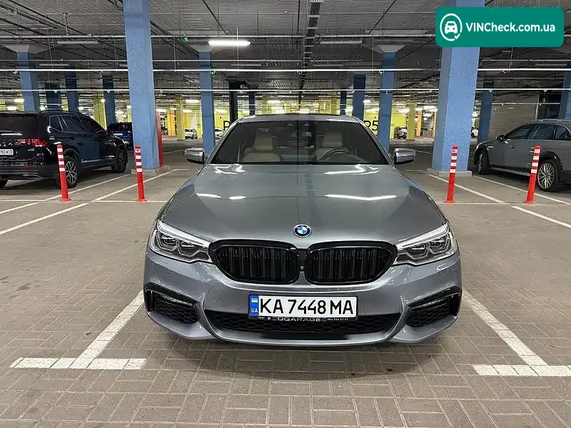 BMW 5 Series 2018, фото з оголошення 2 з 20, VIN WBAJE7C56JWD52858