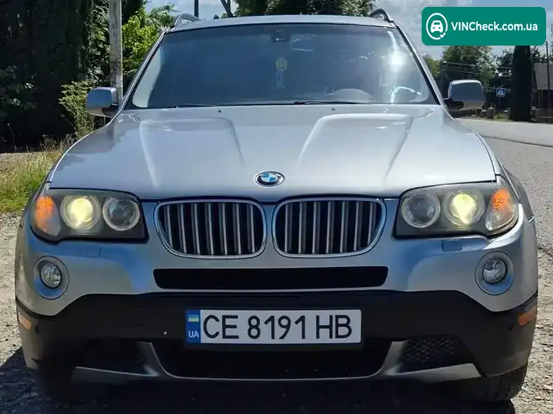 BMW X3 2007, фото з оголошення 1 з 14, VIN WBXPC93458WJ02737