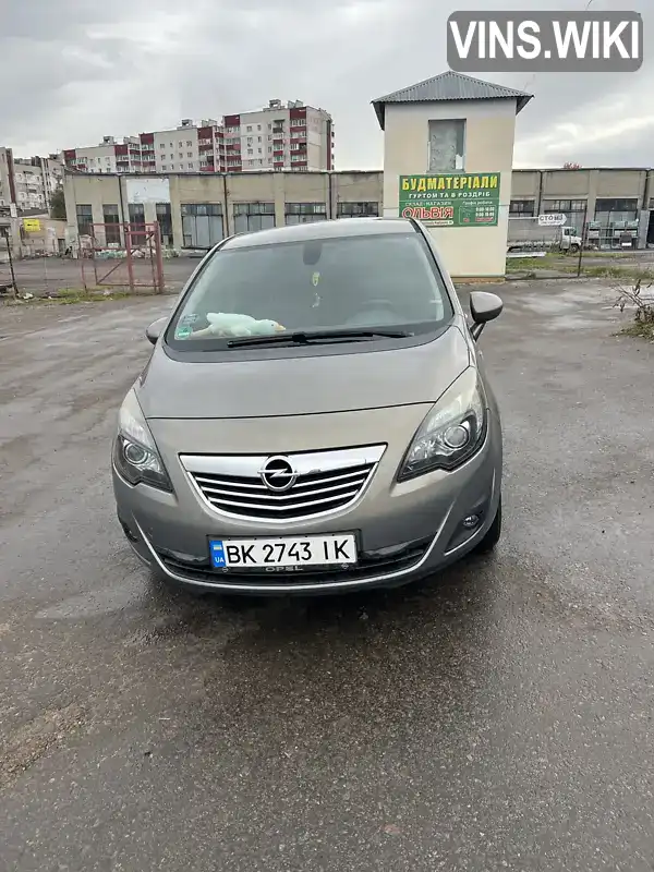 Opel Meriva 2012, фото з оголошення 1 з 15, VIN W0LSH9EK5C4205227