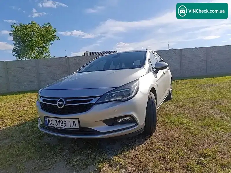 Opel Astra 2018, фото з оголошення 1 з 12, VIN W0VBD8EG6J8033238