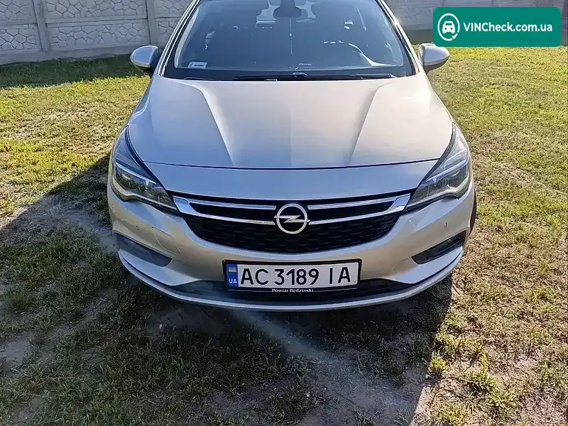 Opel Astra 2018, фото з оголошення 2 з 12, VIN W0VBD8EG6J8033238