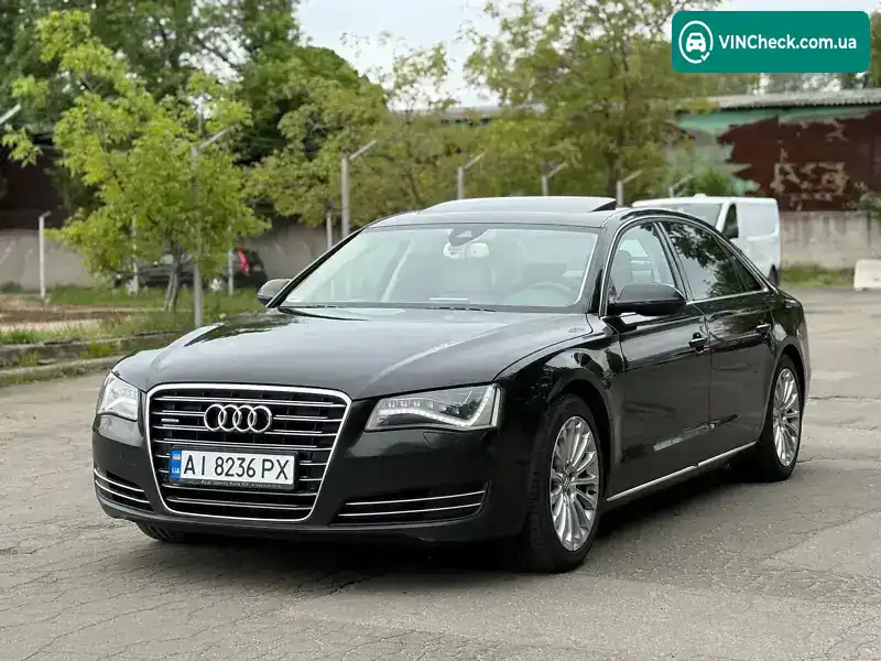 Audi A8 2013, фото з оголошення, VIN WAUZZZ4H1DN021477
