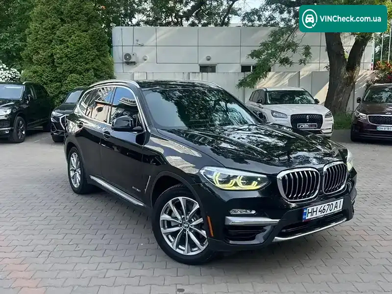 BMW X3 2018, фото з оголошення 2 з 20, VIN 5UXTR9C58JLD58561