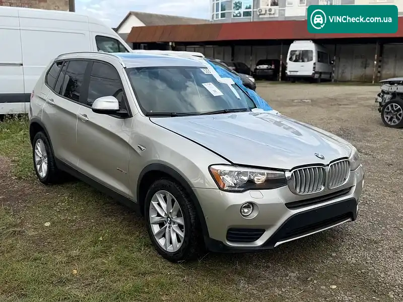 BMW X3 2017, фото з оголошення 1 з 18, VIN 5UXWX9C50H0T09205