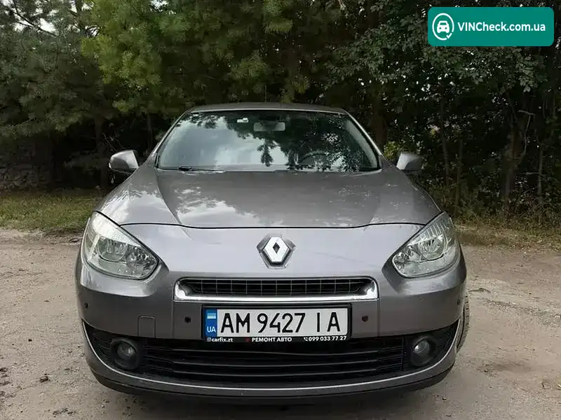 Renault Fluence 2010, фото з оголошення 2 з 20, VIN VF1LZBR0A42883295
