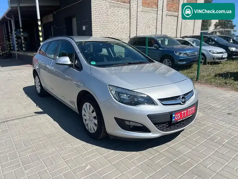 Opel Astra 2014, фото з оголошення 1 з 20, VIN W0LPD8E64F8005399