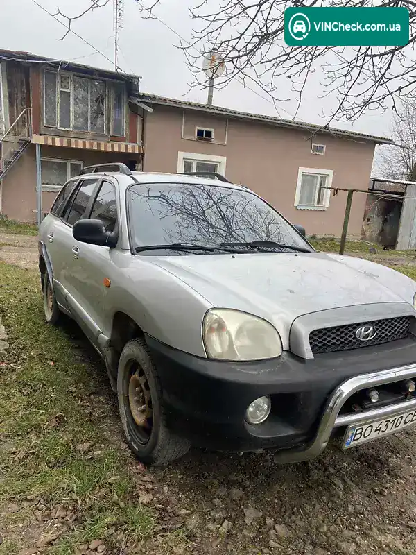 Hyundai Santa FE 2001, фото з оголошення 2 з 16, VIN KMHSC81BP1U074202