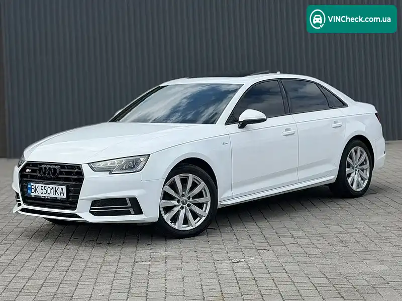 Audi A4 2017, фото з оголошення 2 з 20, VIN WAUKMAF4XJA037644