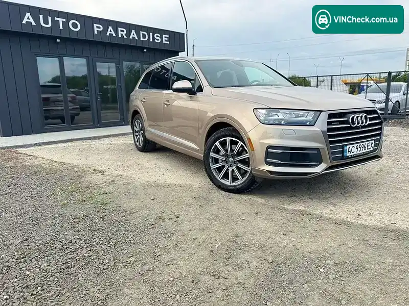 Audi Q7 2019, фото з оголошення 1 з 20, VIN WA1LHAF76KD038600
