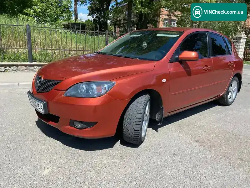 Mazda 3 2005, фото з оголошення 2 з 10, VIN JMZBK14Z551227011