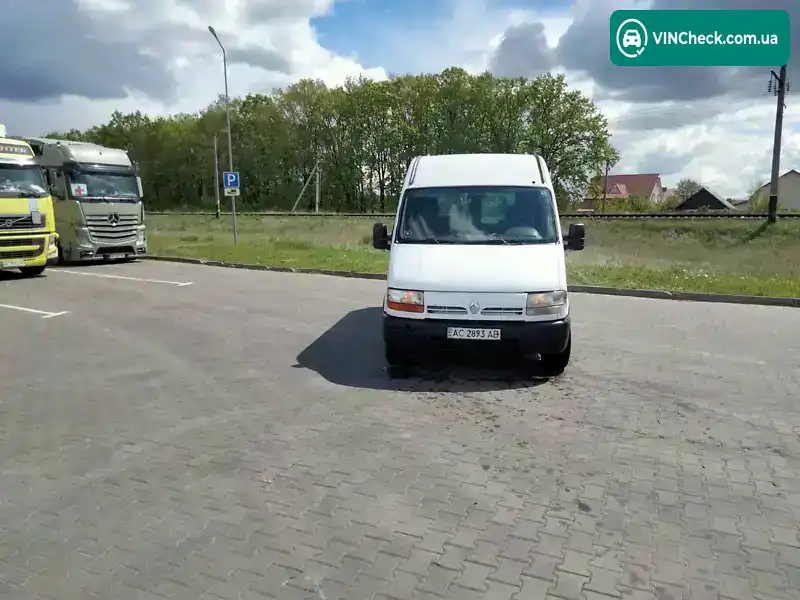 Renault Master 2000, фото з оголошення 2 з 4, VIN YF1FDBCH518976884