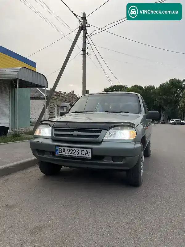 Chevrolet Niva 2008, фото з оголошення 1 з 8, VIN X9L21230080226965
