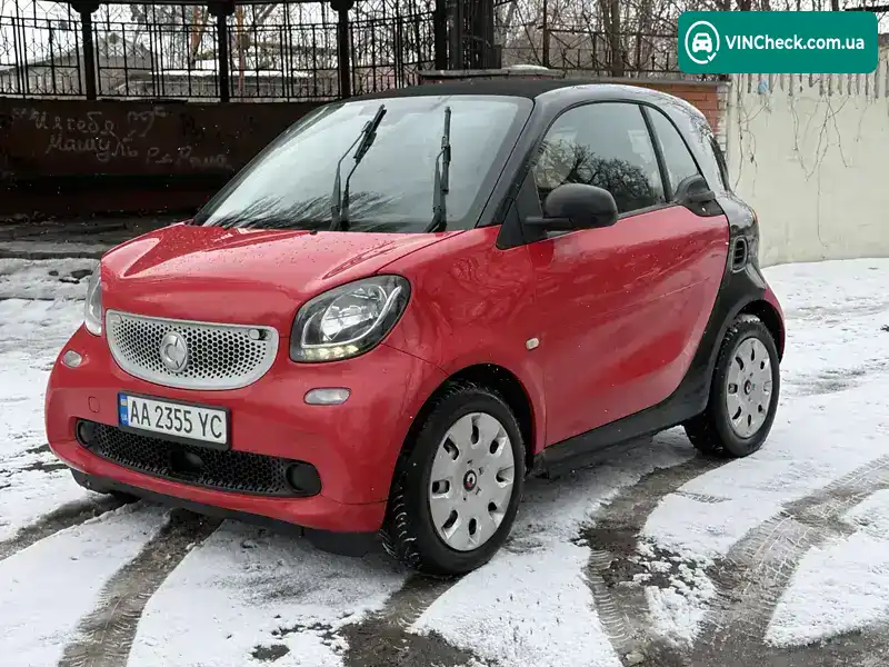 Smart Fortwo 2017, фото з оголошення 1 з 10, VIN WME4533911K256960