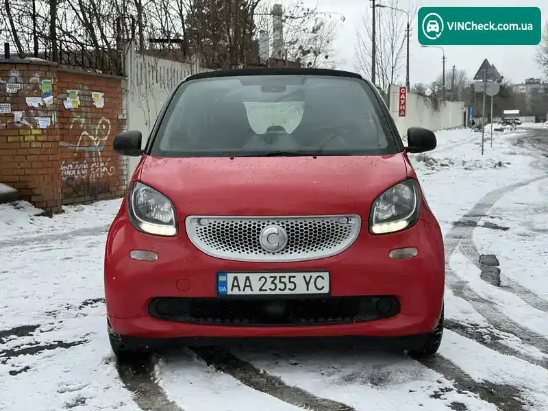 Smart Fortwo 2017, фото з оголошення 2 з 10, VIN WME4533911K256960