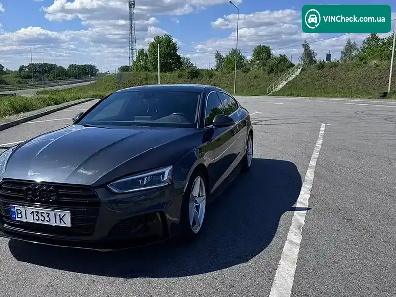 Audi A5 Sportback 2018, фото з оголошення 2 з 15, VIN WAUENCF56JA096284