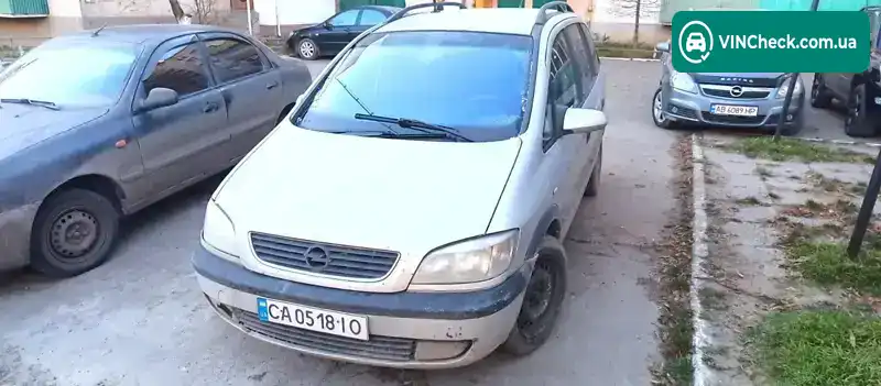 Opel Zafira 1999, фото з оголошення 1 з 4, VIN W0L0TGF75X2254177
