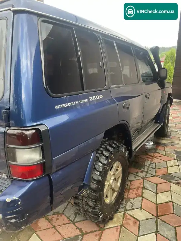 Mitsubishi Pajero 1999, фото з оголошення 2 з 6, VIN JMB0NV460XJ005931