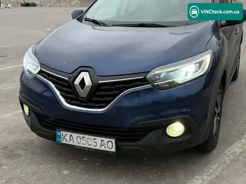 Renault Kadjar 2018, фото з оголошення 1 з 16, VIN VF1RFE00661317205
