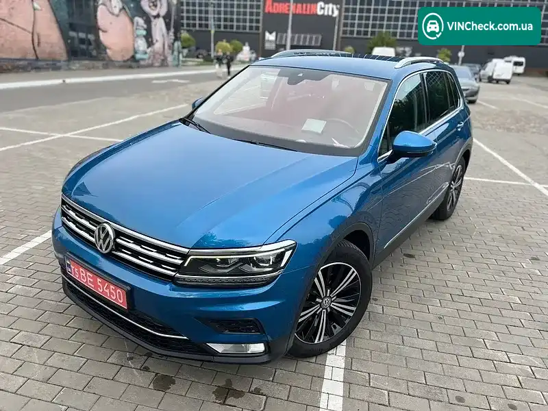 Volkswagen Tiguan 2016, фото з оголошення 1 з 20, VIN WVGZZZ5NZHW345743