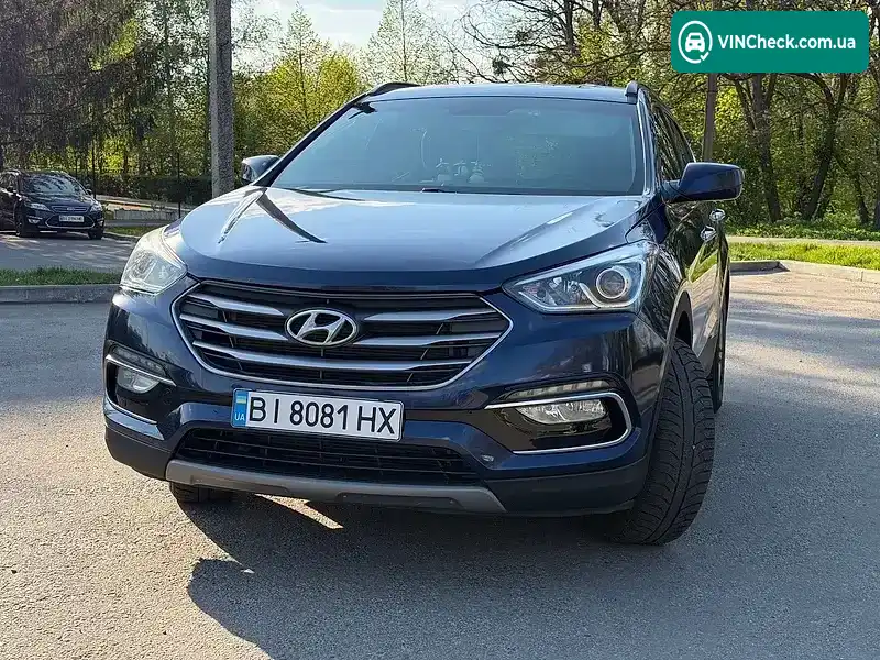 Hyundai Santa FE 2016, фото з оголошення 1 з 21, VIN 5XYZUDLB8HG387290