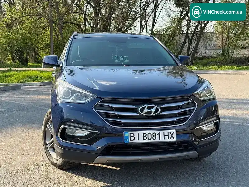 Hyundai Santa FE 2016, фото з оголошення 2 з 21, VIN 5XYZUDLB8HG387290