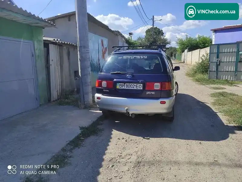Toyota Picnic 1998, фото з оголошення 2 з 6, VIN JT172SM1000118159