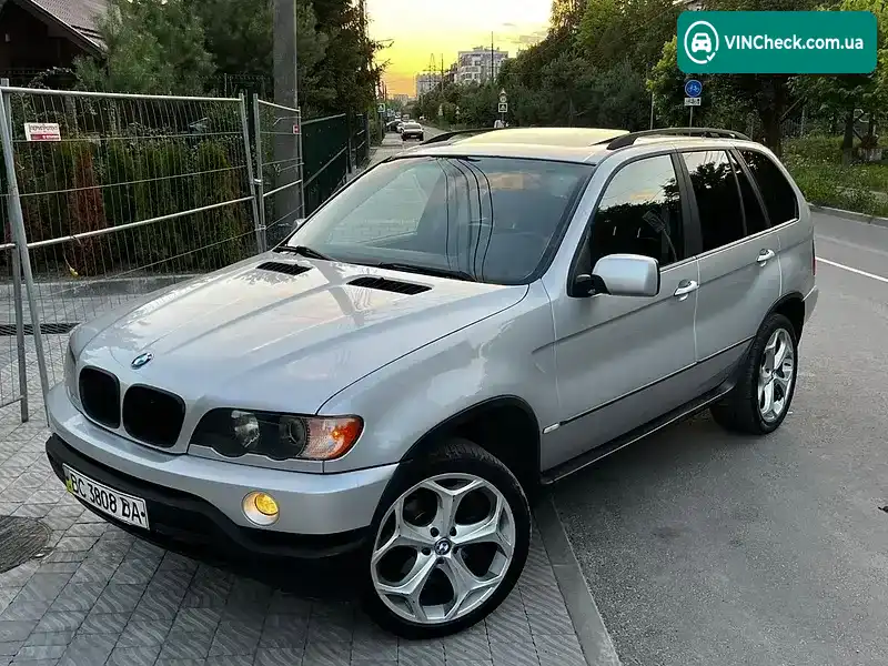 BMW X5 2002, фото з оголошення 1 з 20, VIN 5UXFA53542LP28352