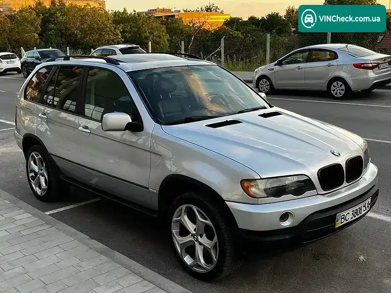 BMW X5 2002, фото з оголошення 2 з 20, VIN 5UXFA53542LP28352