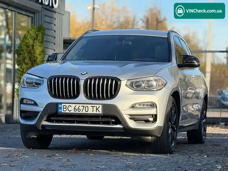 BMW X3 2018, фото з оголошення 2 з 20, VIN 5UXTR9C56JLD72300