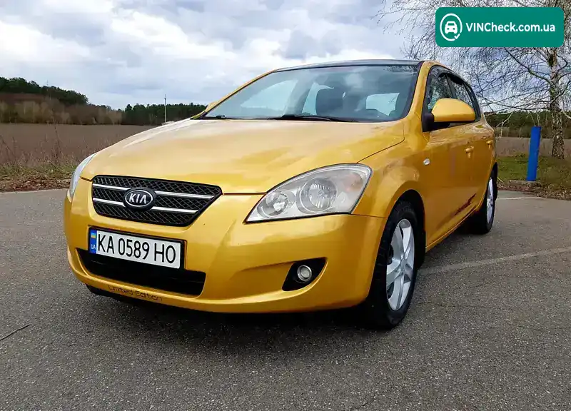 Kia Ceed 2008, фото з оголошення 2 з 20, VIN Y6LFF24238L004378