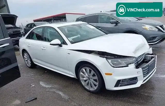 Audi A4 2018, фото з оголошення 2 з 7, VIN WAUDNAF45JN017333