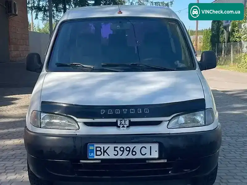 Peugeot Partner 1999, фото з оголошення 2 з 12, VIN VF35BWJZE60212339
