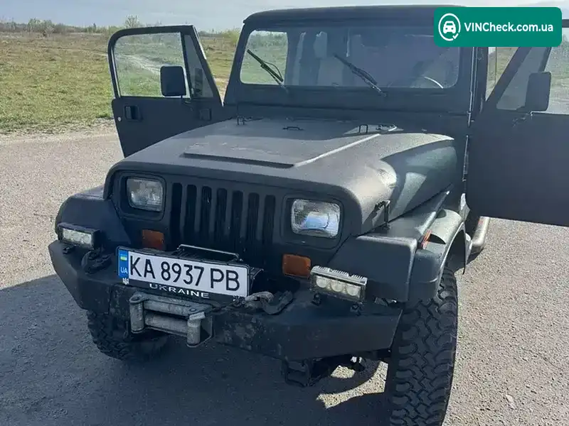 Jeep Wrangler 1992, фото з оголошення 1 з 9, VIN 2J4FY19P5NJ632826
