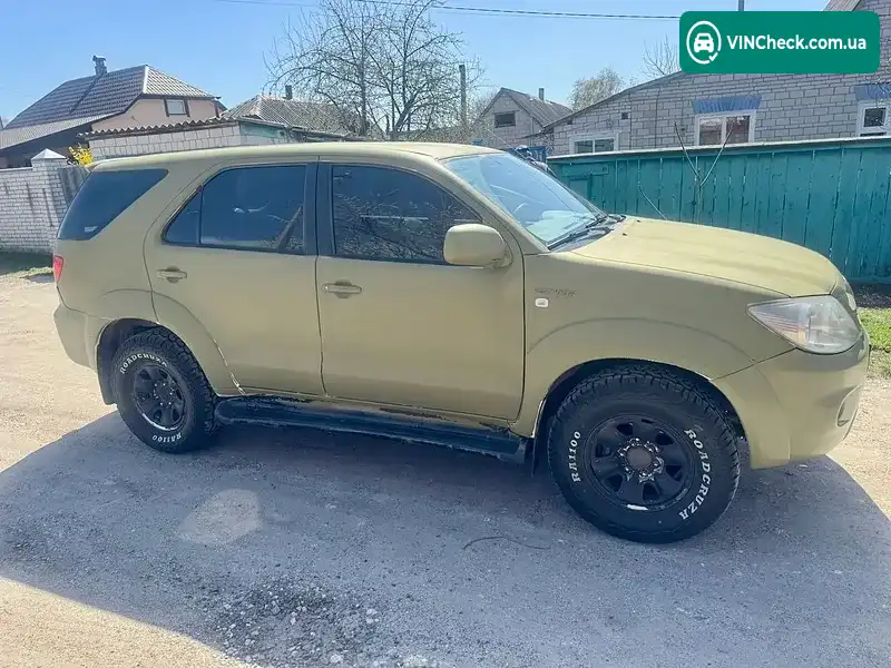 Toyota Fortuner 2008, фото з оголошення 2 з 6, VIN MHFYX59G608000781