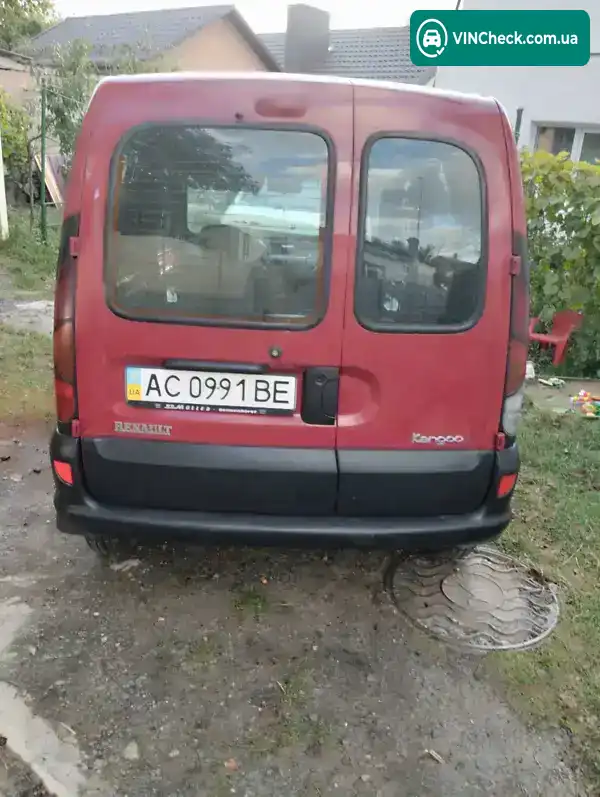 Renault Kangoo 1999, фото з оголошення 1 з 9, VIN VF1FC0EAF21749405
