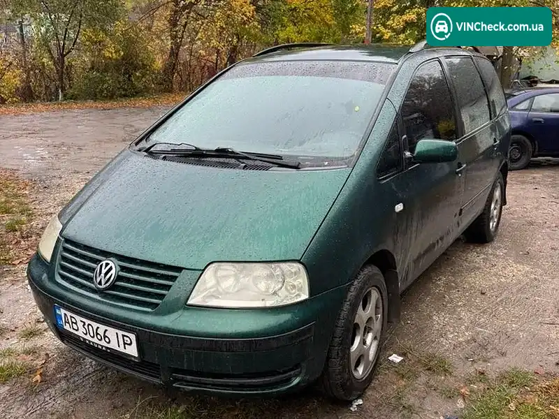Volkswagen Sharan 2000, фото з оголошення 1 з 7, VIN WVWZZZ7MZ1V033492