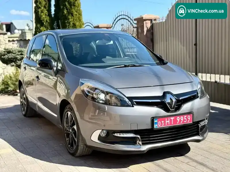 Renault Scenic 2016, фото з оголошення 1 з 20, VIN VF1JZ030H53808844