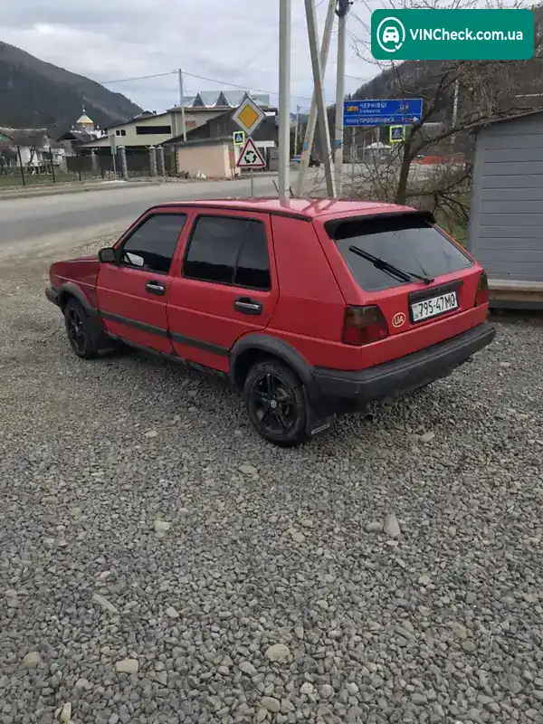 Volkswagen Golf 1988, фото з оголошення 2 з 9, VIN WVWZZZ1GZKW135116