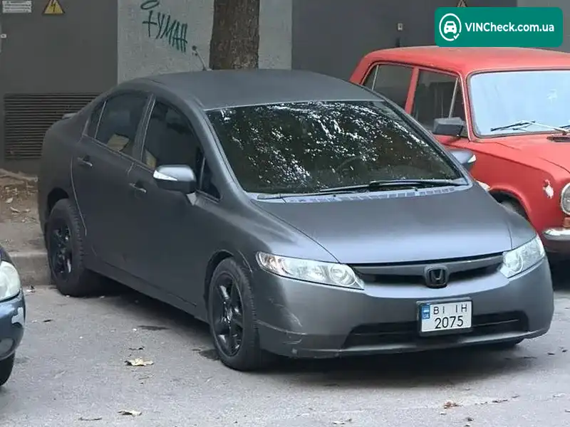 Honda Civic 2006, фото з оголошення 2 з 10, VIN JHMFA36287S005445