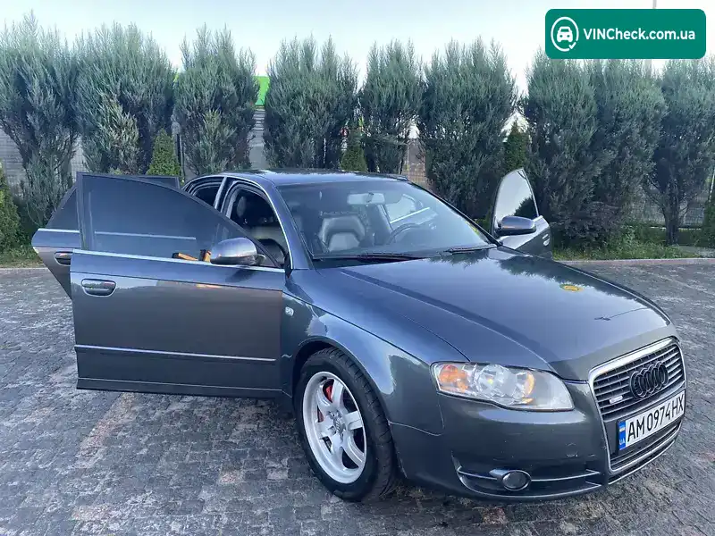 Audi A4 2005, фото з оголошення 2 з 20, VIN WAUZZZ8E25A486021