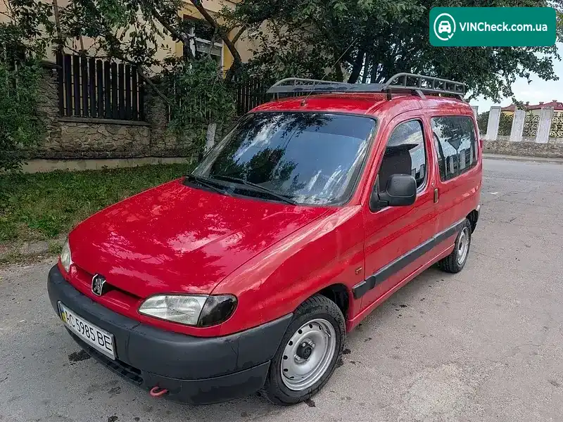 Peugeot Partner 1997, фото з оголошення 1 з 20, VIN VF35BHDZD60038102