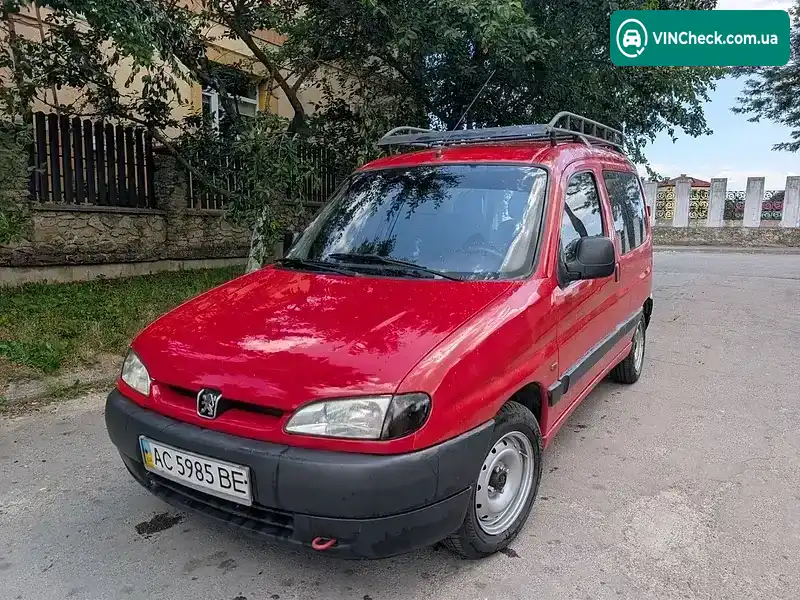 Peugeot Partner 1997, фото з оголошення 2 з 20, VIN VF35BHDZD60038102