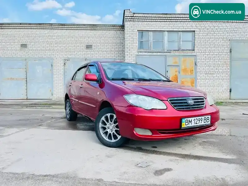 BYD F3 2007, фото з оголошення 2 з 17, VIN LGXC16DG270235341