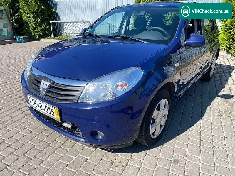 Dacia Sandero 2009, фото з оголошення 1 з 20, VIN UU1BSDAEF41241762