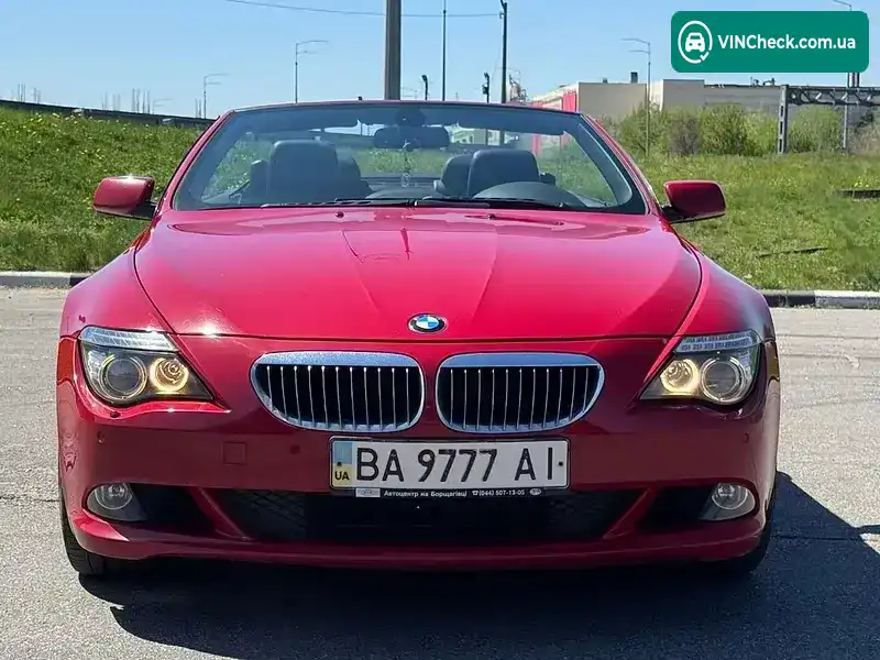 BMW 6 Series 2008, фото з оголошення 2 з 16, VIN WBAEB535X9CX64726
