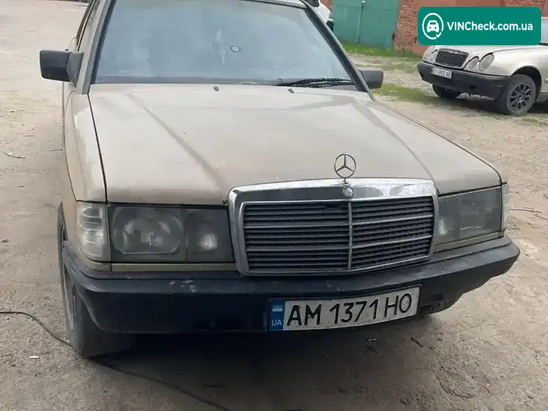 Mercedes-Benz 190 1986, фото з оголошення 1 з 15, VIN WDB2010231A281658