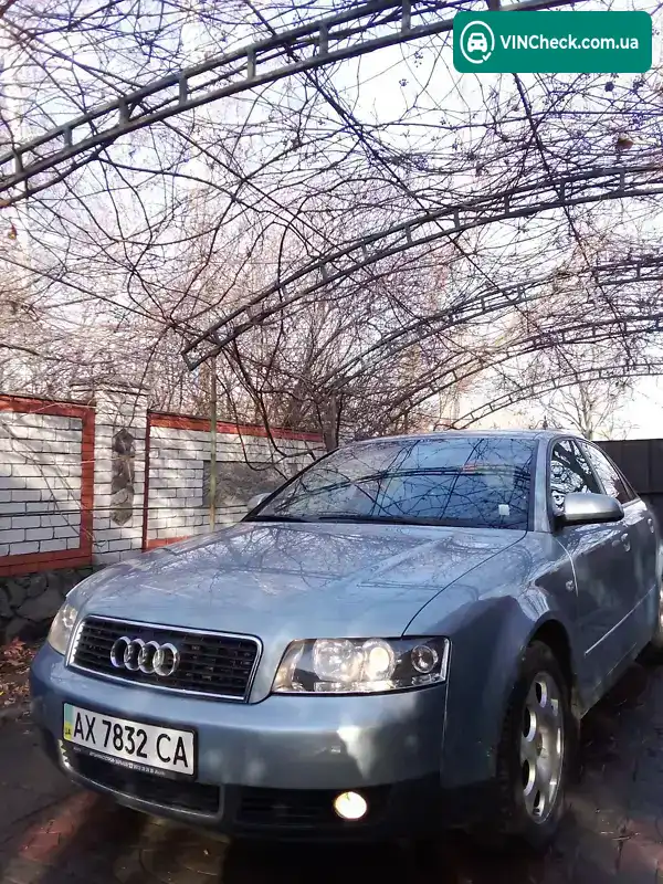 Audi A4 2003, фото з оголошення 2 з 17, VIN WAUZZZ8E54A110461