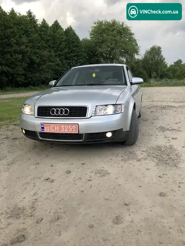 Audi A4 2001, фото з оголошення 1 з 20, VIN WAUZZZ8EZ1A004140