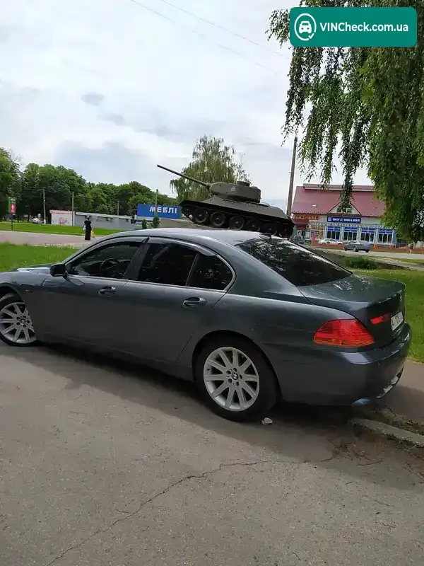 BMW 7 Series 2002, фото з оголошення 1 з 18, VIN WBAGL41070DL88278